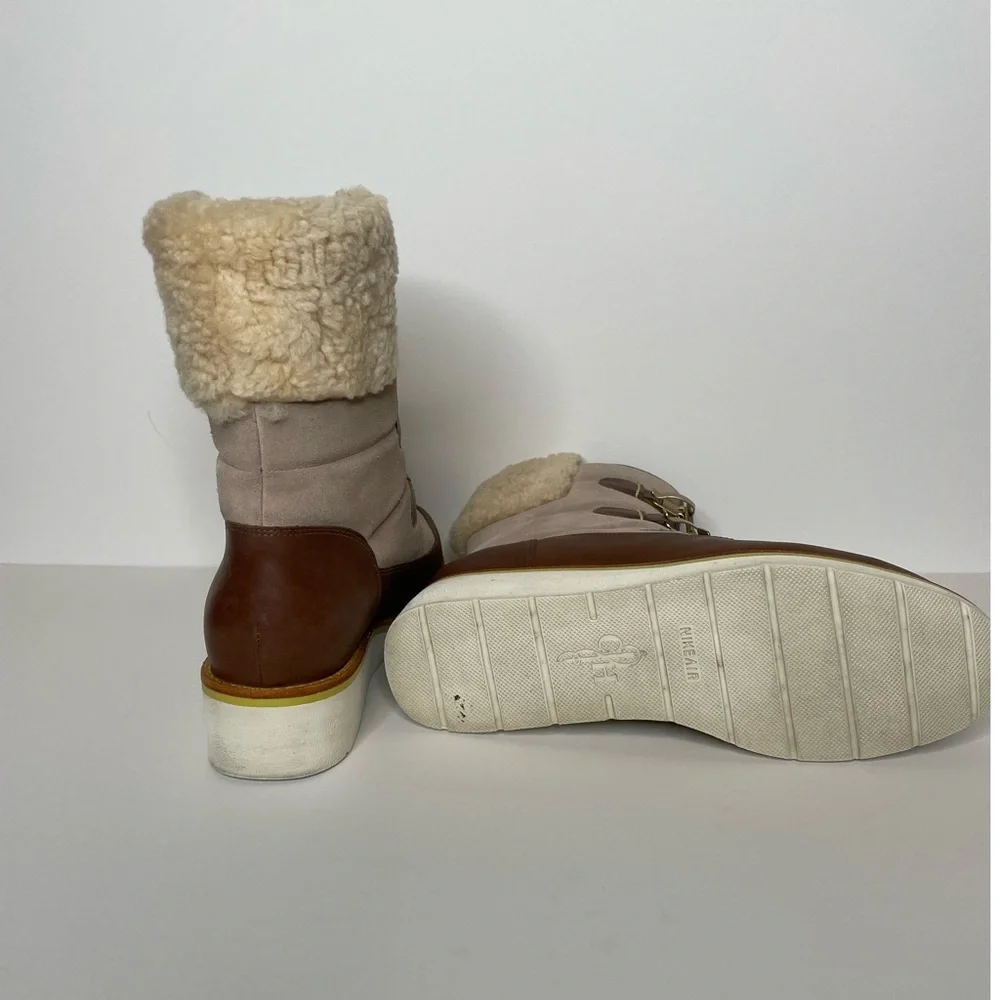COLE‎ HAAN | Women’s Lania Water Proof Wedge Nike Air Brown Boot - 7.5 $189